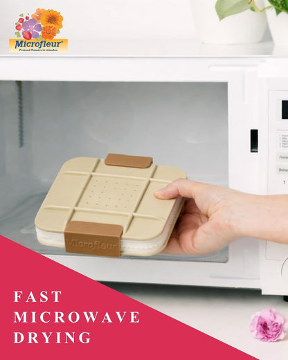 Microwave Flower Press