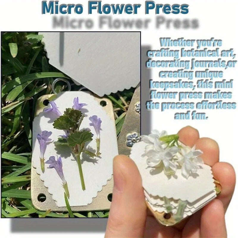 Pocket-sized Mini Flower Press