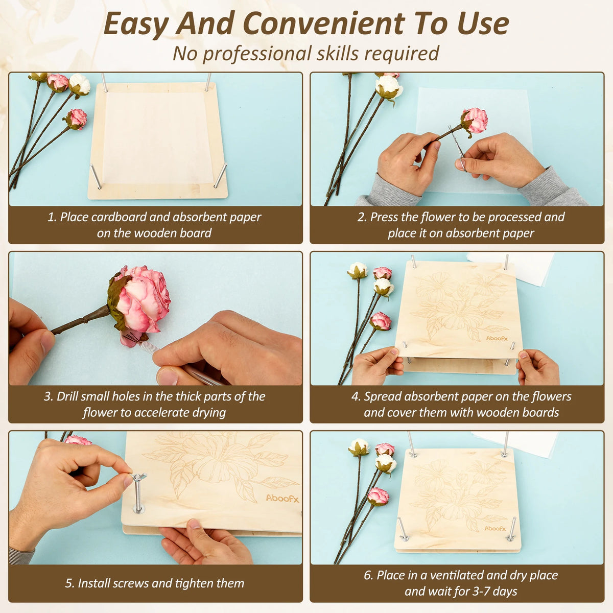 Flower Pressing Kit