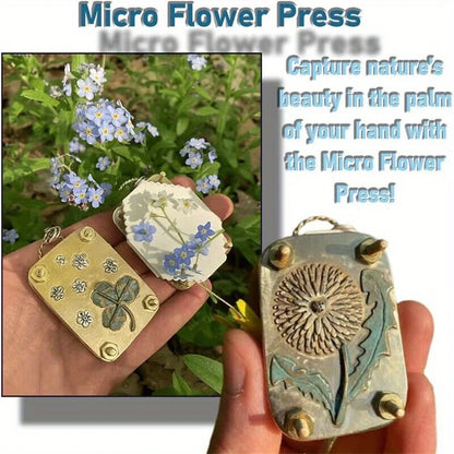 Pocket-sized Mini Flower Press