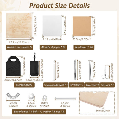 Flower Pressing Kit